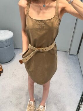 knee length dresses for ladies Miu Miu Black Short-Sleeved Mini Dress with White Trim and Bow Detail –  Sellier main image 0